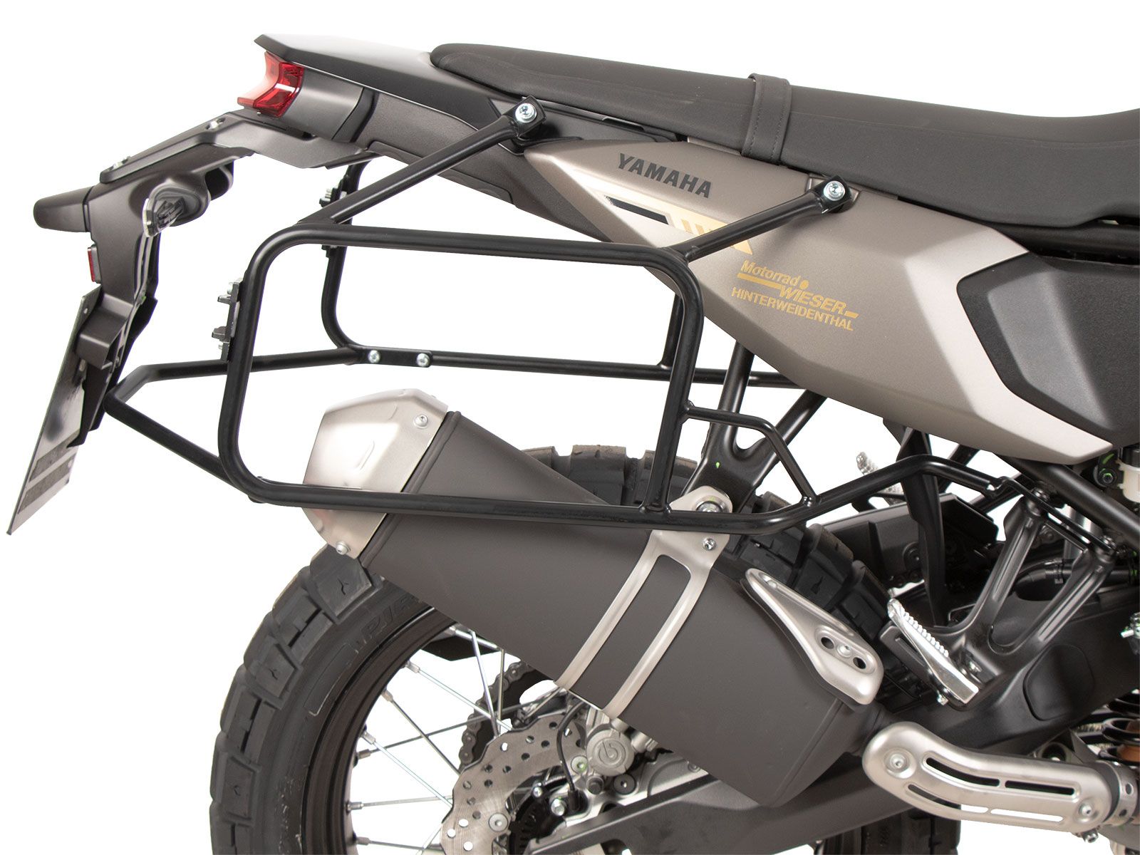 Side case carrier fixed black for Yamaha Ténéré 700 (25-) Hepco & Becker