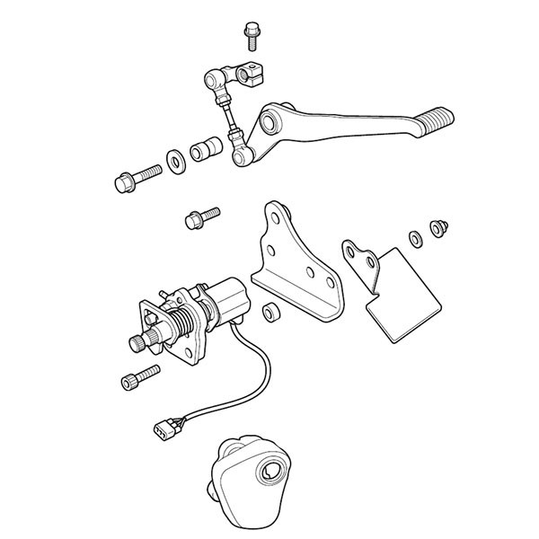 Original Honda CTX700N DCT foot shift lever