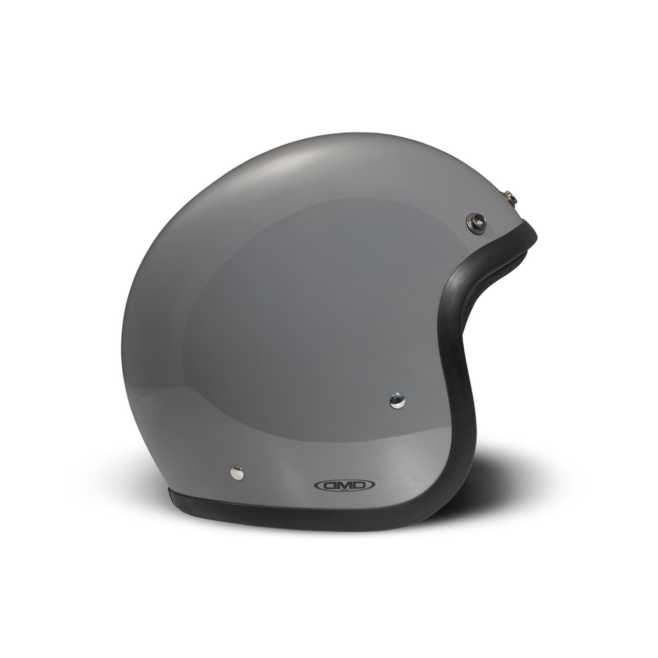 DMD jet helmet Retro, gray, glossy, Crayon Grey, fiberglass, ECE 22.06