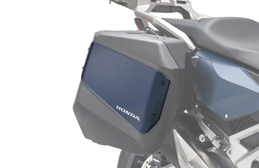 Case trim set blue for the side case set for Honda Forza 750 2021-