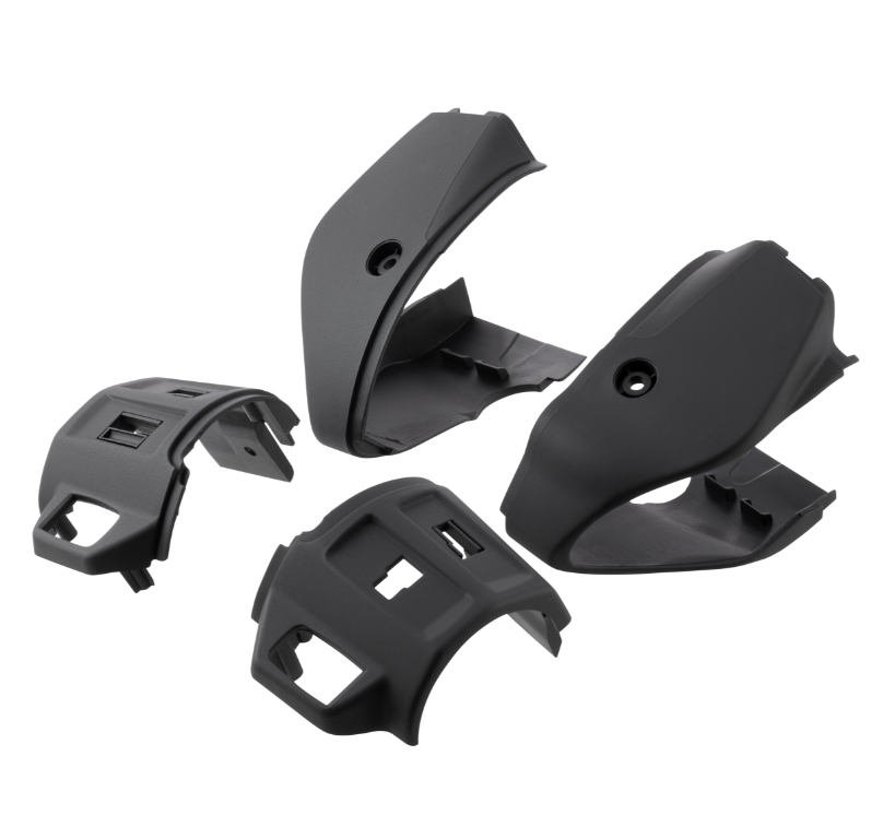 Cover switch unit, left & right for Vepsa Primavera/Sprint, black matt