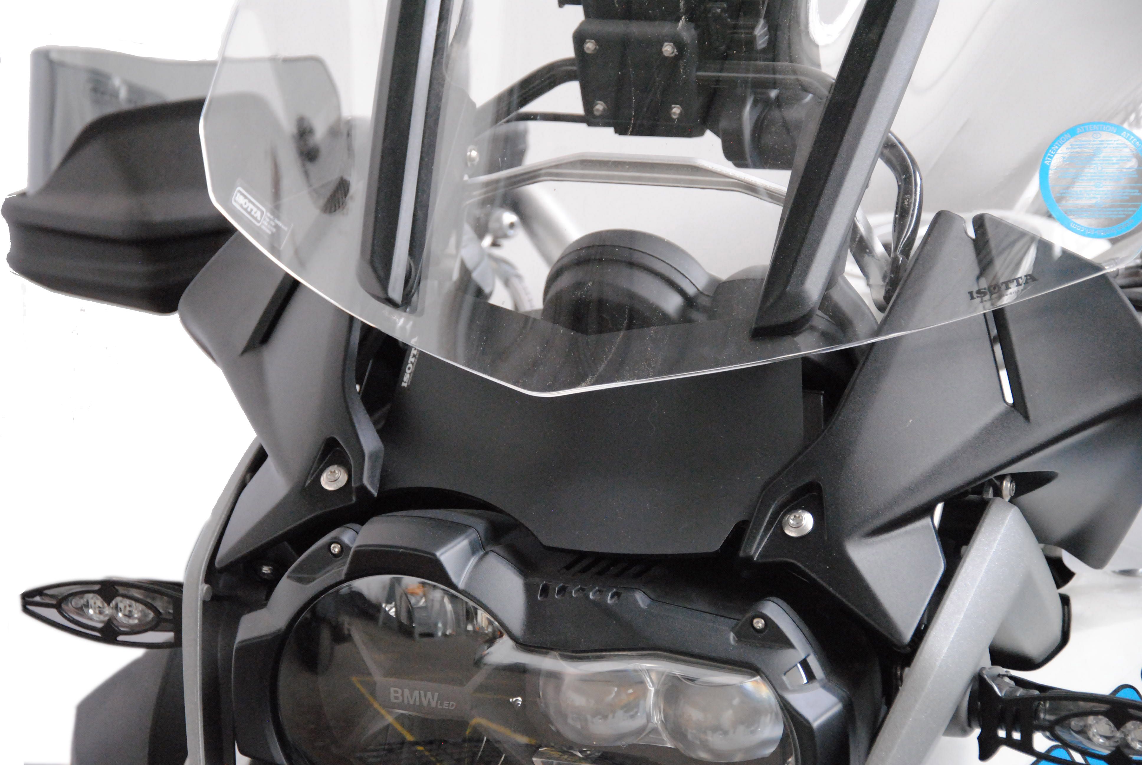 Air deflector for the windshield for BMW R 1200 GS LC (13-16), matt black