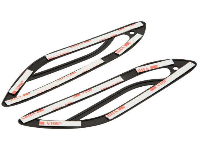 Turn signal grille right/left, rear for Vespa Primavera/Sprint 50-150cc 2T/4T AC, black matt