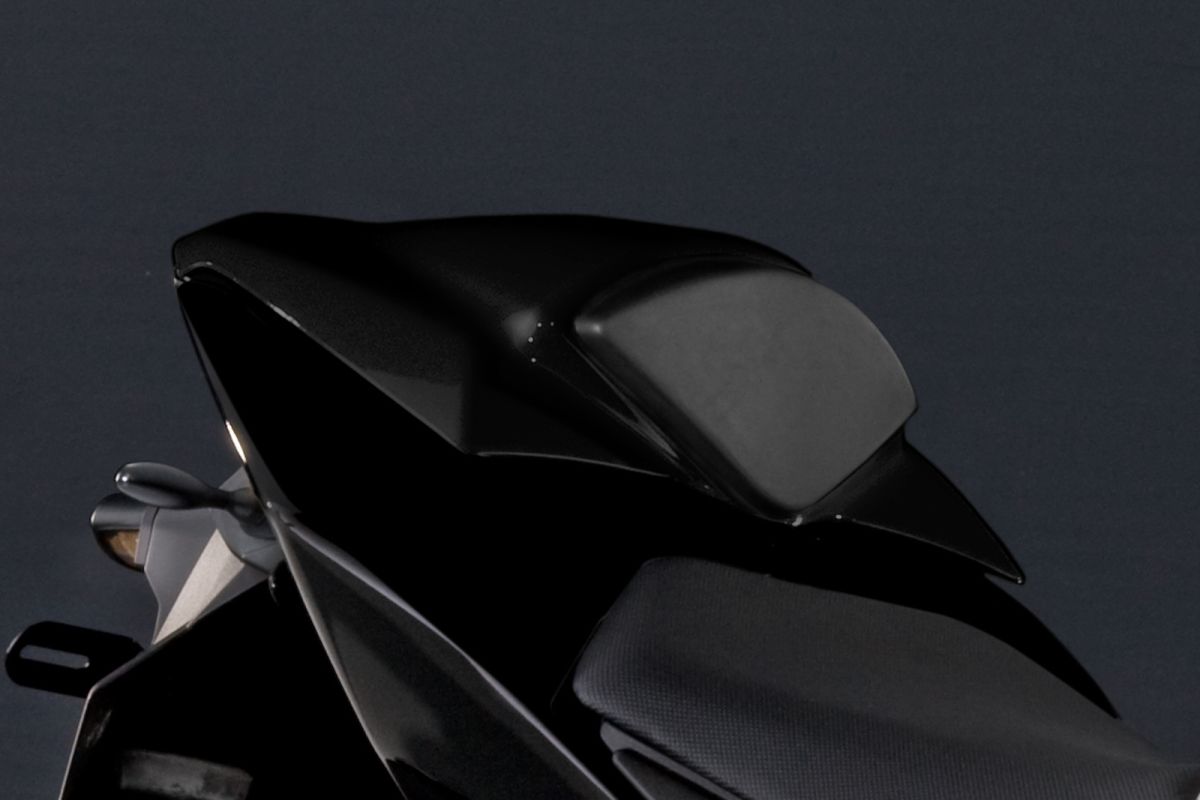 Hump cover Metallic Spark Black Ninja250R 2012 Original Kawasaki