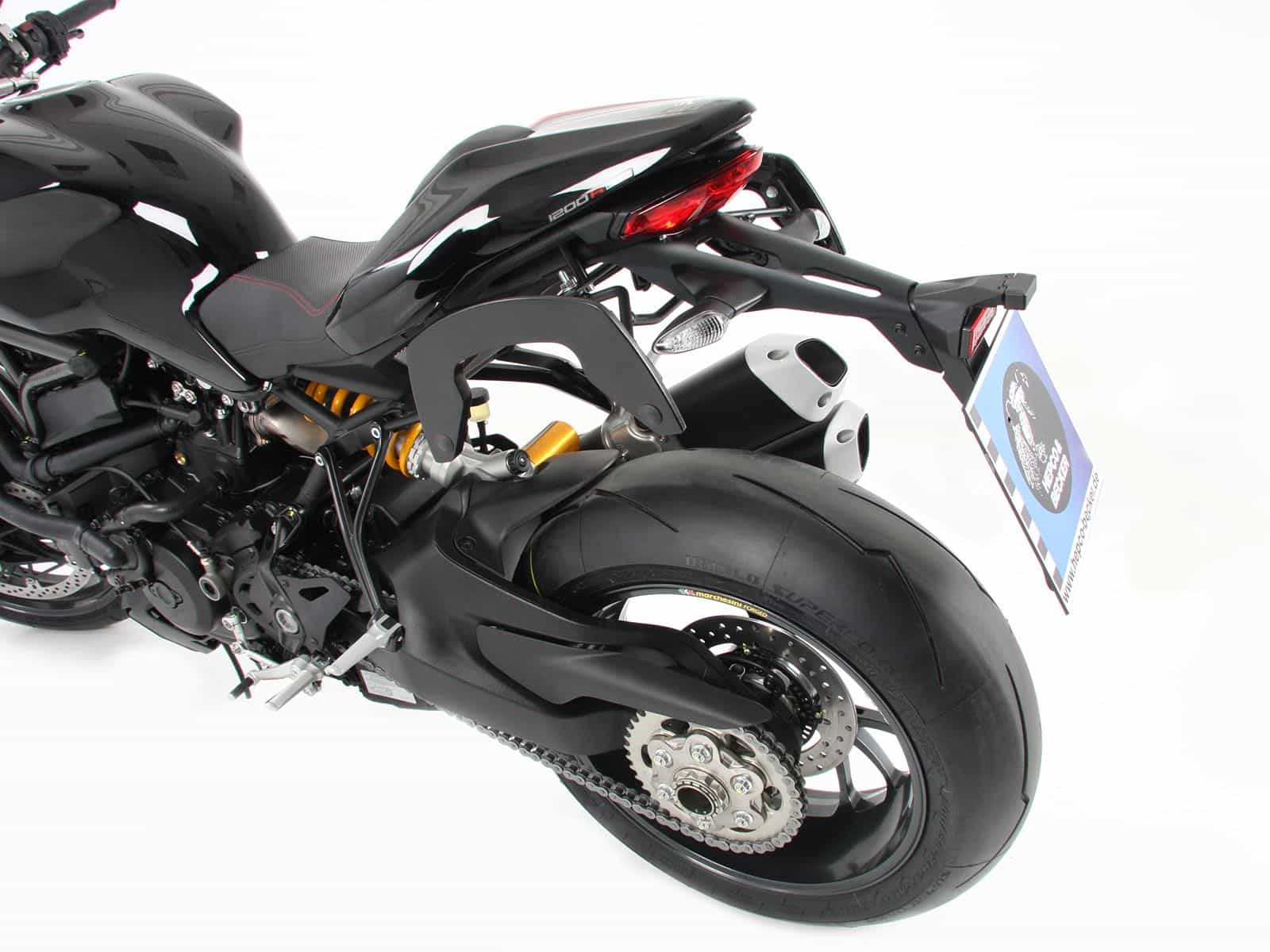 C-Bow side carrier black for Ducati Monster 1200 R (16-20) Hepco & Becker