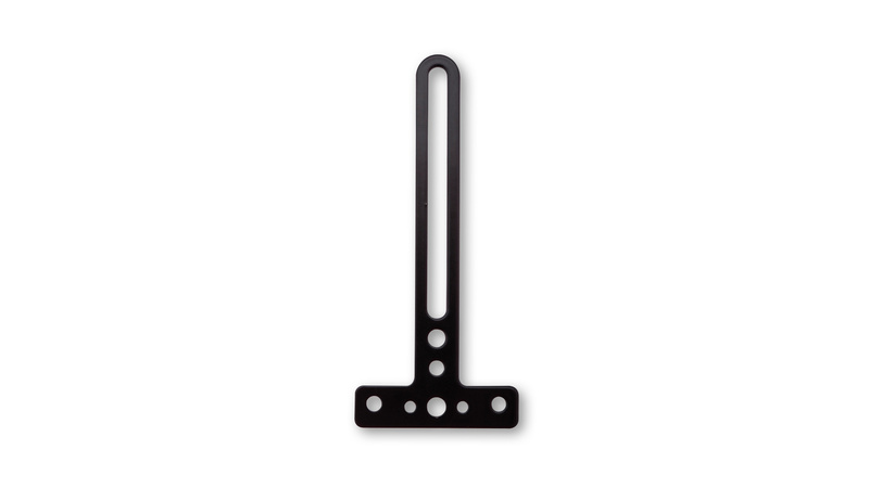 HIGHSIDER pro reflector slider black straight (1pc)
