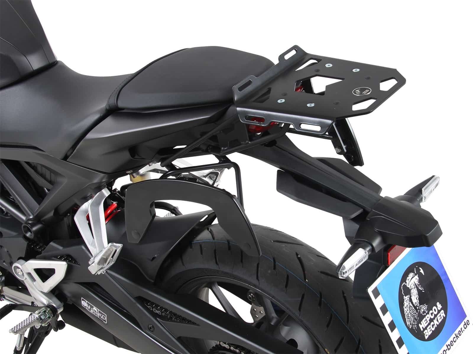 C-Bow side carrier black for Honda CB 125 R (18-24) Hepco & Becker