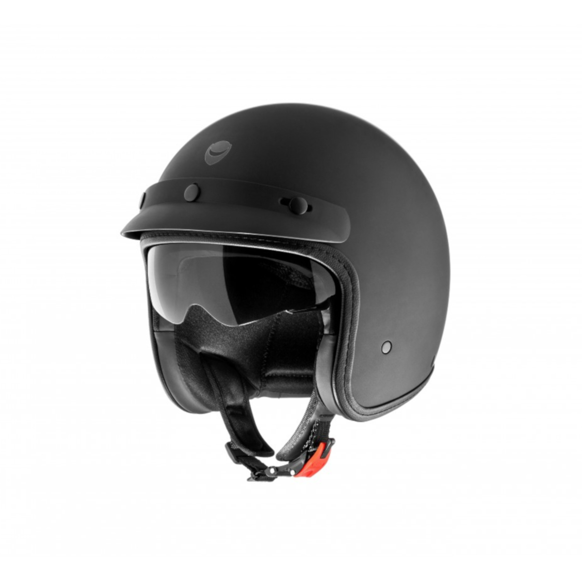 Helmo Milano jet helmet, Audace Monza, black matt