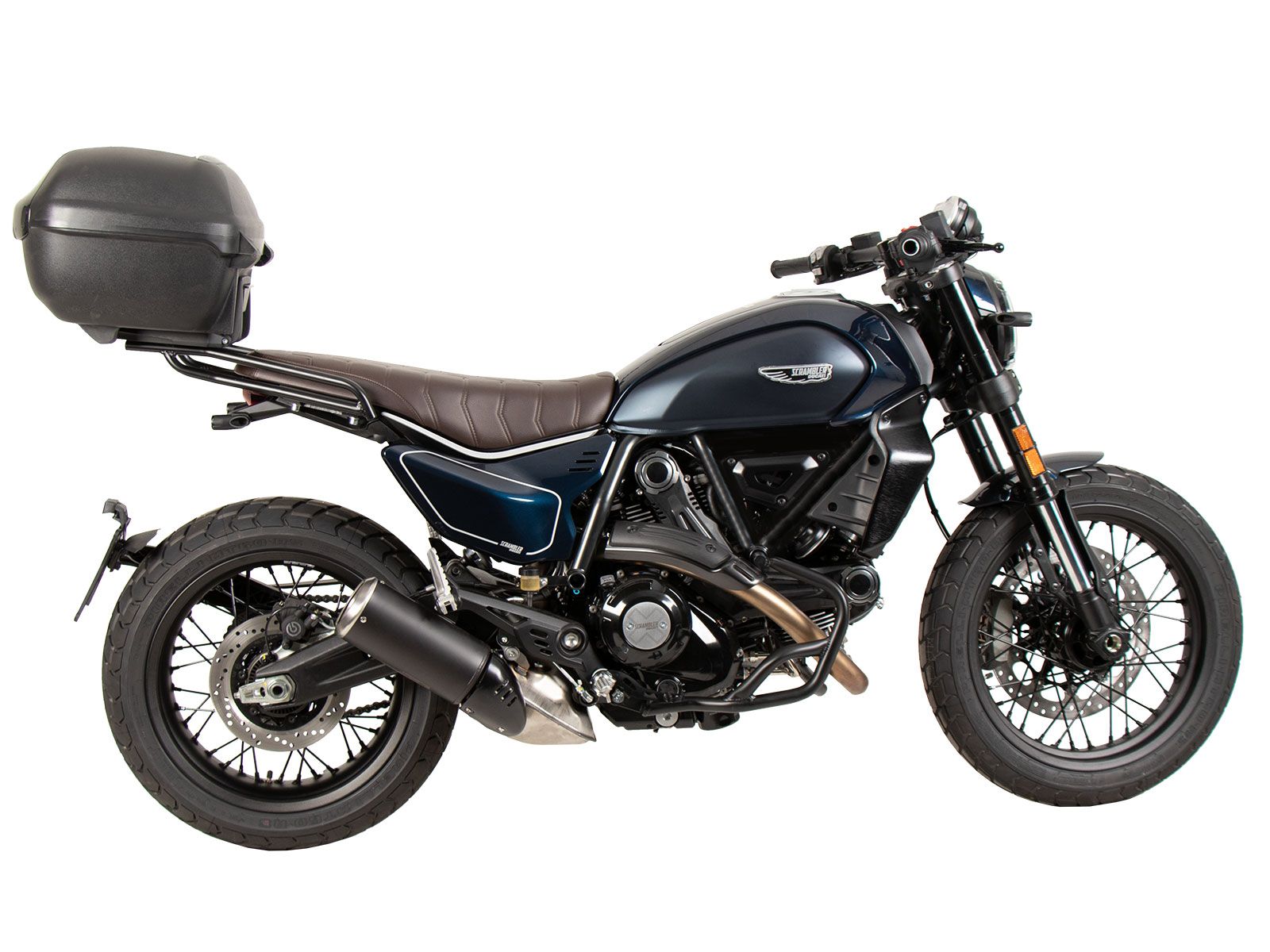 Alurack top case carrier black for Ducati Scrambler 800 Nightshift /Full Throttle (23-)