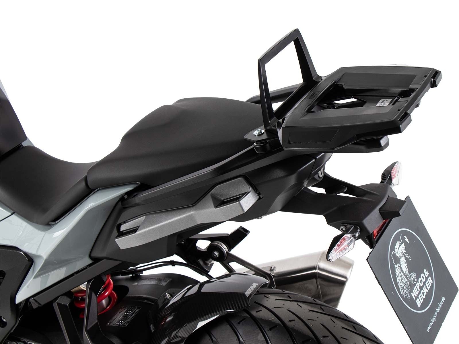 Alurack top case carrier for original luggage rack BMW S 1000 XR (20-23) Hepco & Becker