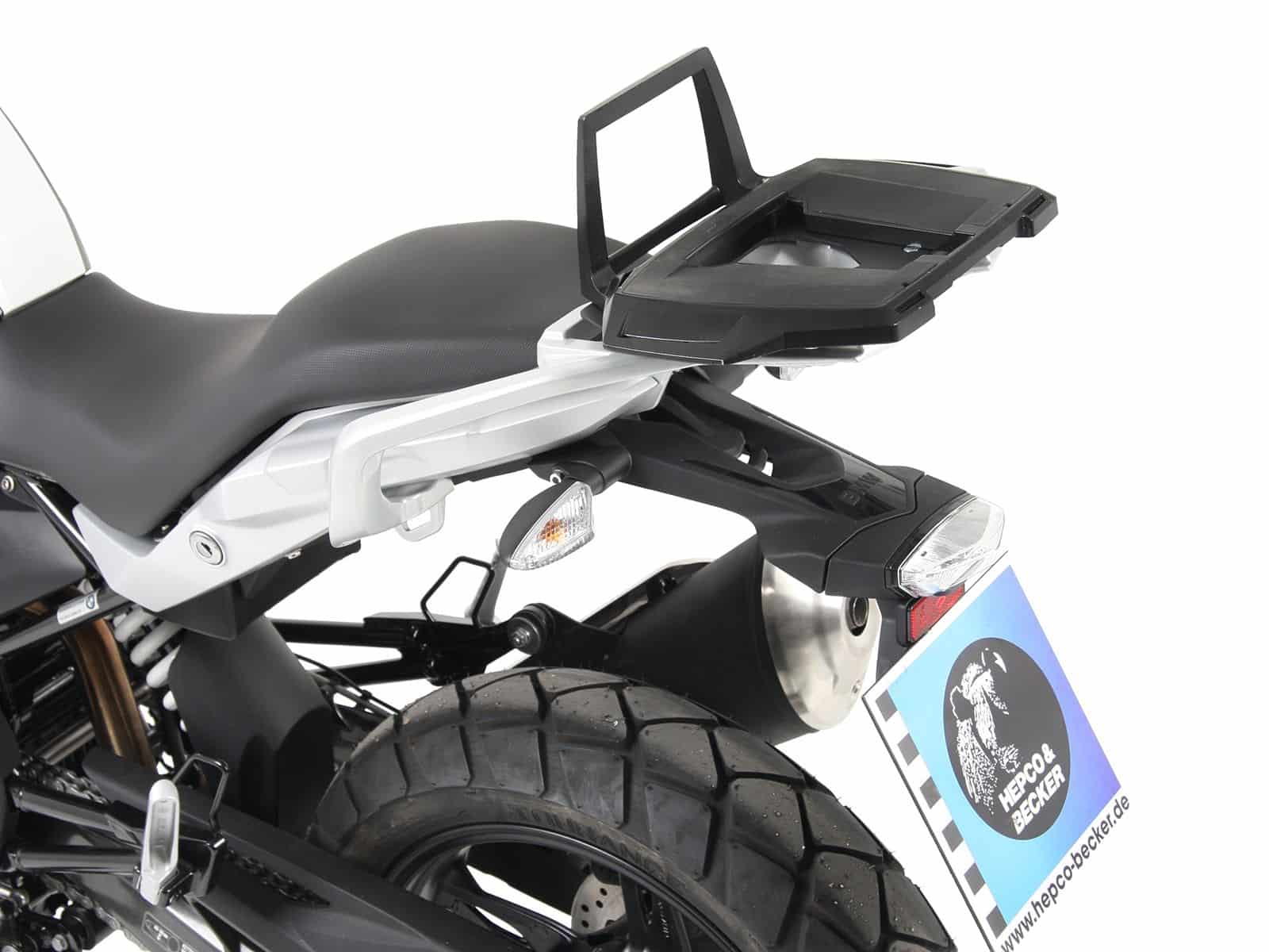 Alurack top case carrier for original luggage rack for BMW G 310 GS (17-) Hepco & Becker