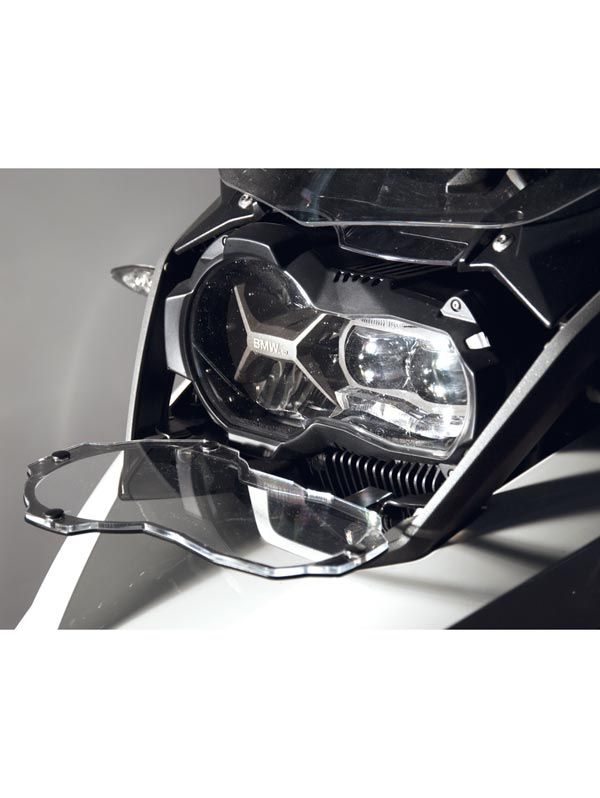 Folding headlight guard for BMW R 1200 GS LC (13-16), PMMA
