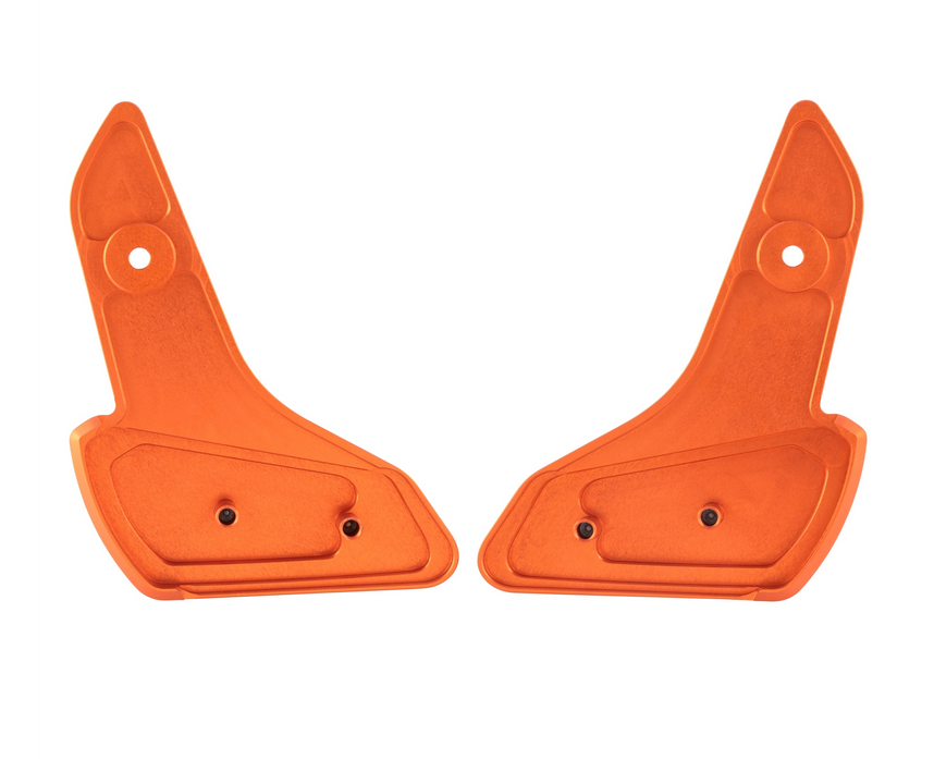 Footrests right and left for Vespa Primavera /Sprint 50-150ccm 2T/4T AC, orange matt