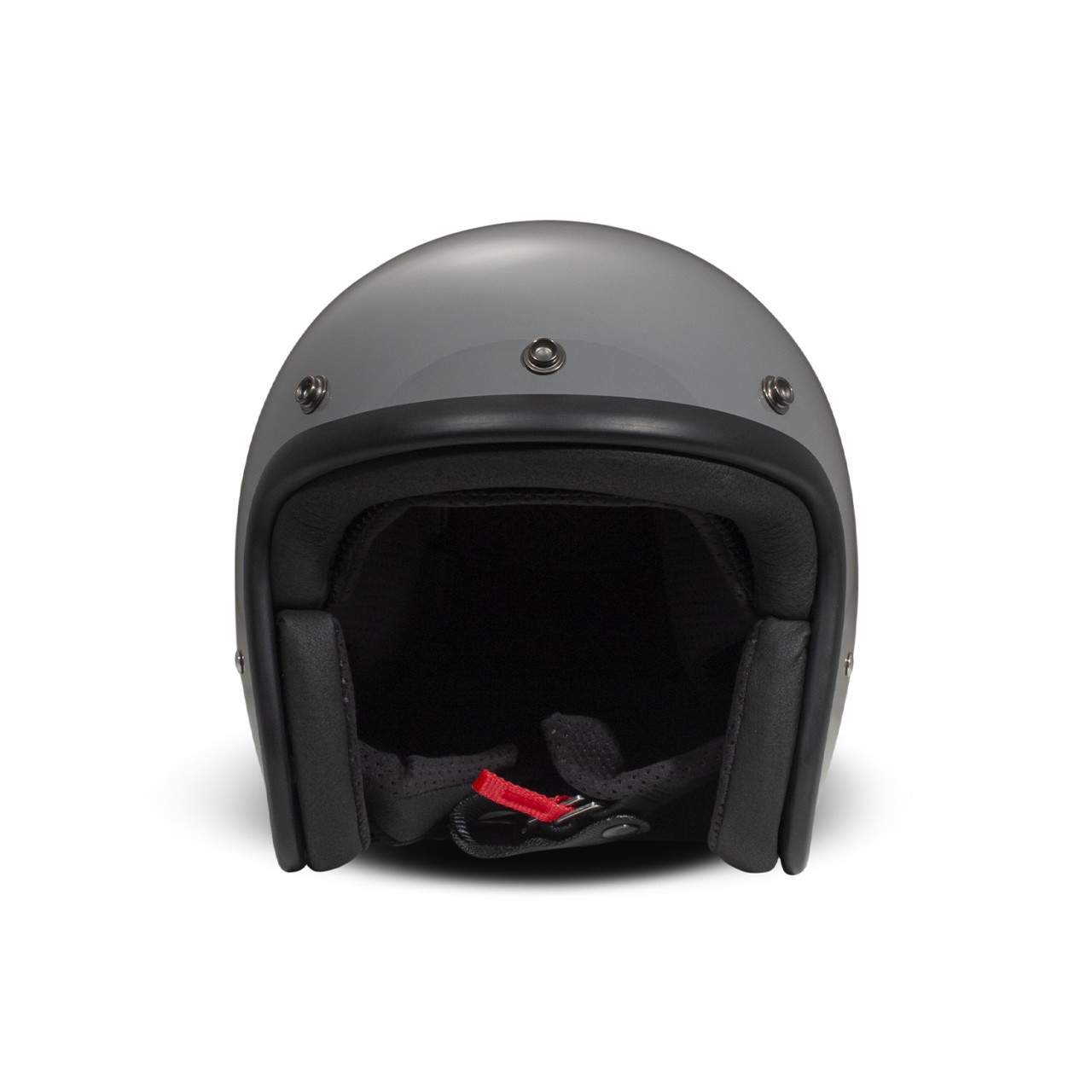 DMD jet helmet Retro, gray, glossy, Crayon Grey, fiberglass, ECE 22.06