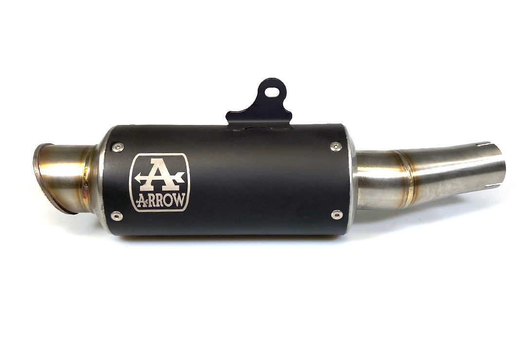 ARROW exhaust DARK GP2 for Kawasaki Ninja 400 (18-)