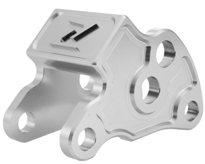 Adapter for lowering shock absorber, rear for Vespa Primavera/Sprint, silver