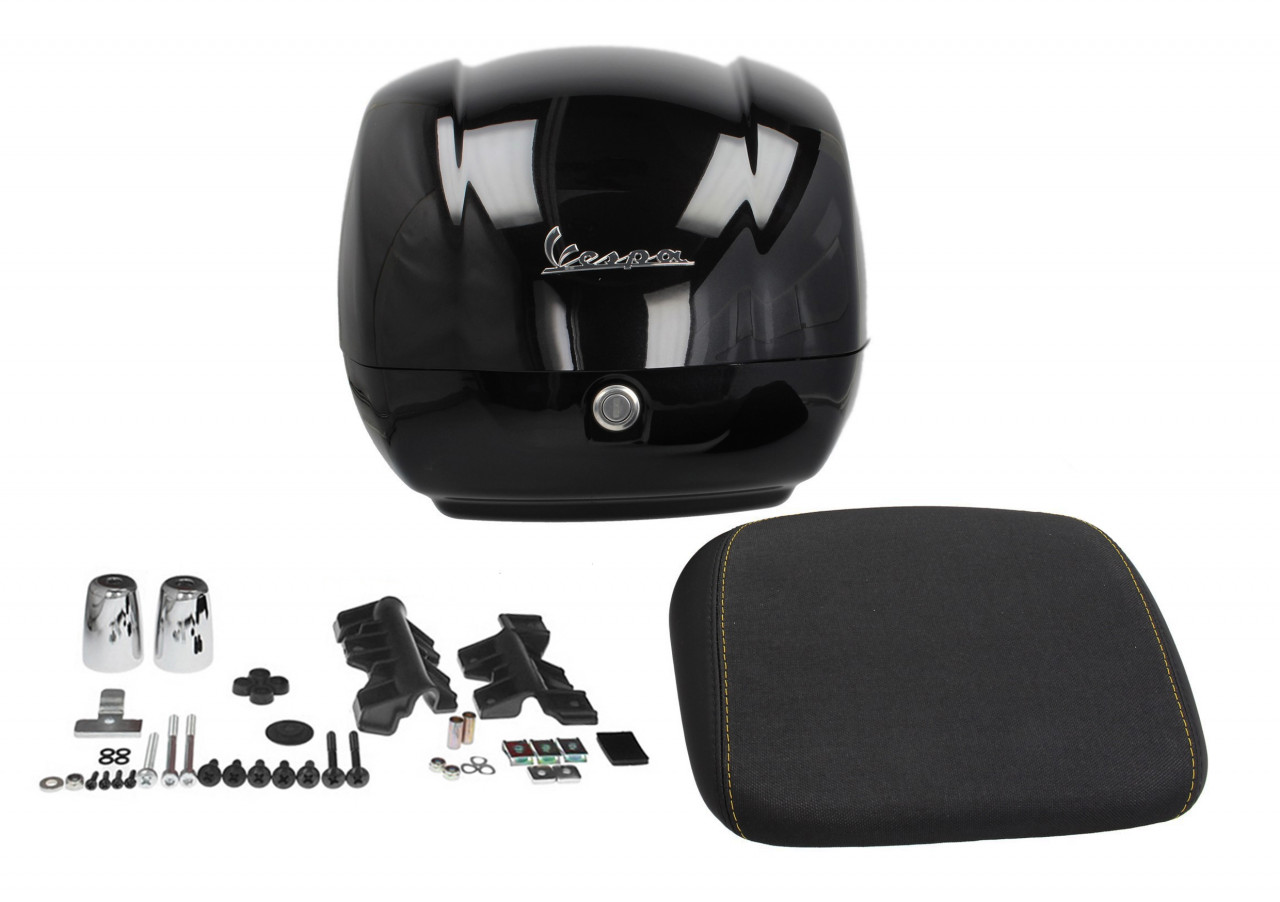 Original topcase for Vespa GTS - black / nero cosmo / vulcano / 98/A, 36 l, My 19