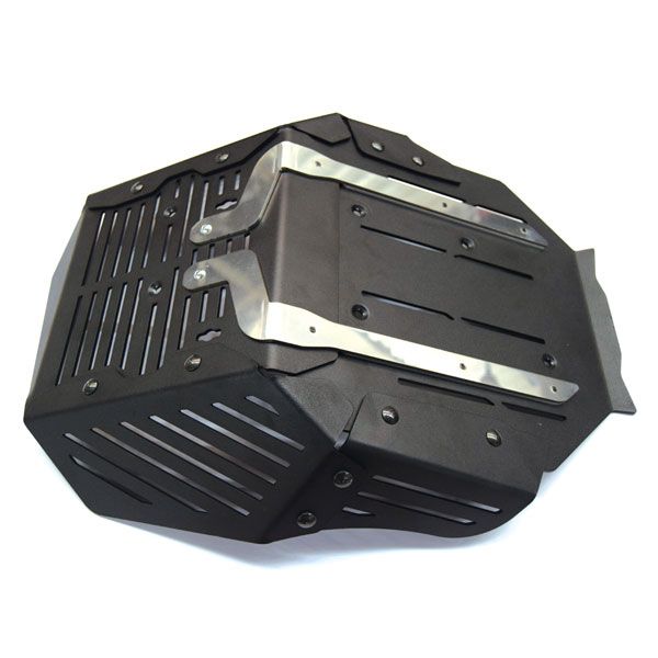 Aluminum engine protection plate for Honda CRF 1000 L Africa Twin, black