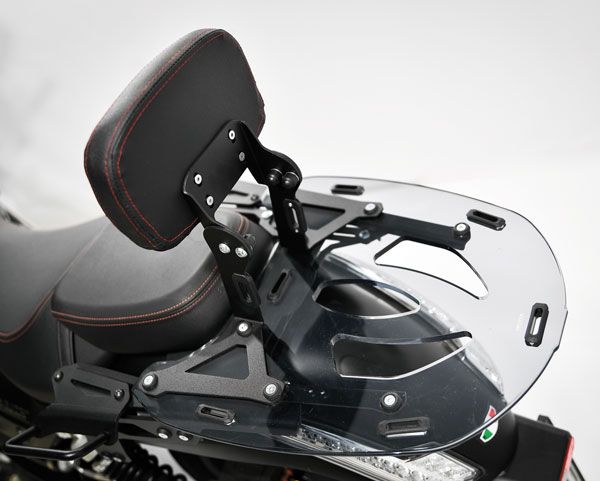 Adjustable backrest for the passenger for Moto Guzzi Audace (17-20)
