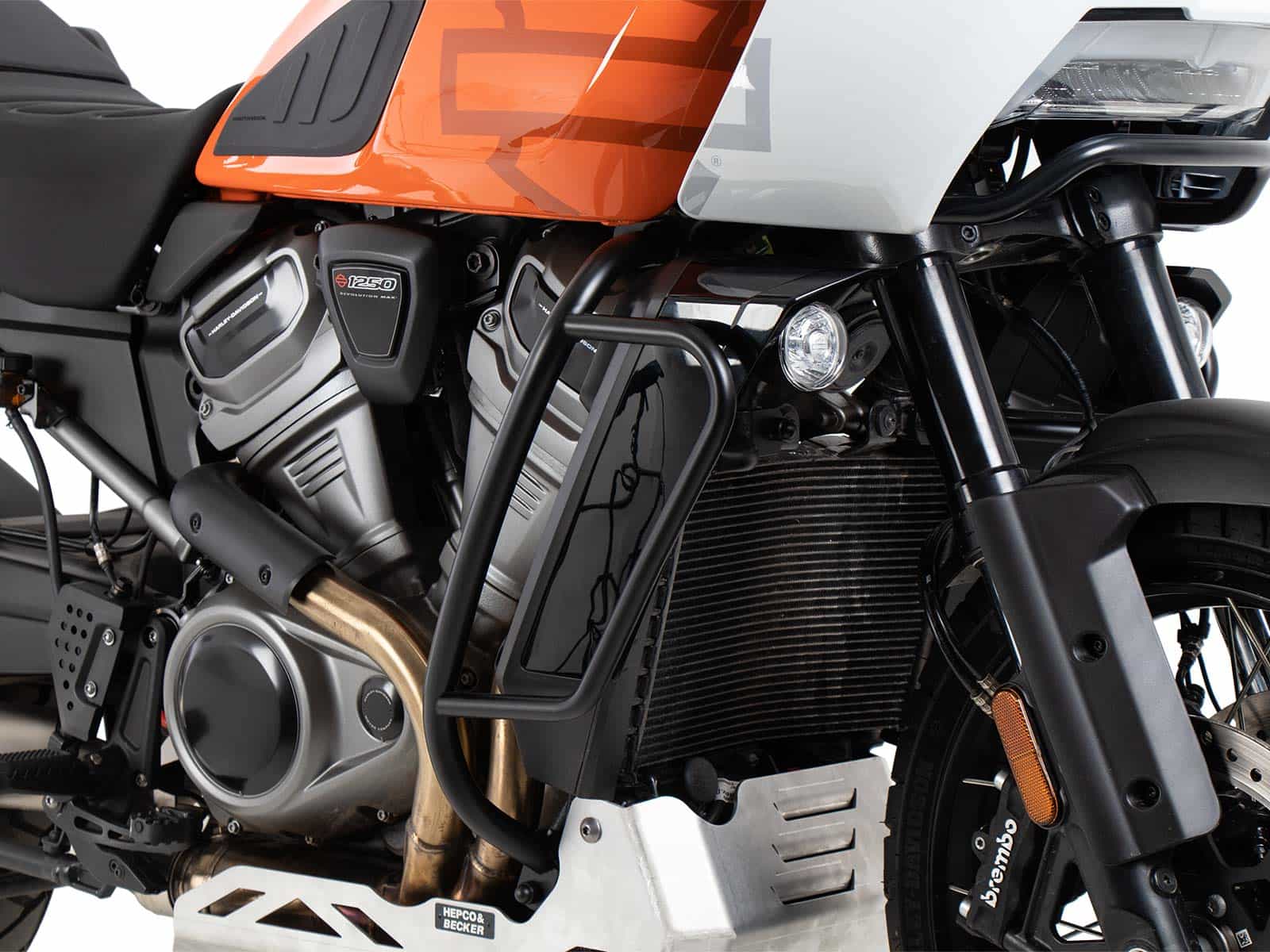 Engine guard black for Harley Davidson Pan America 1250 / ST (21-) Hepco & Becker