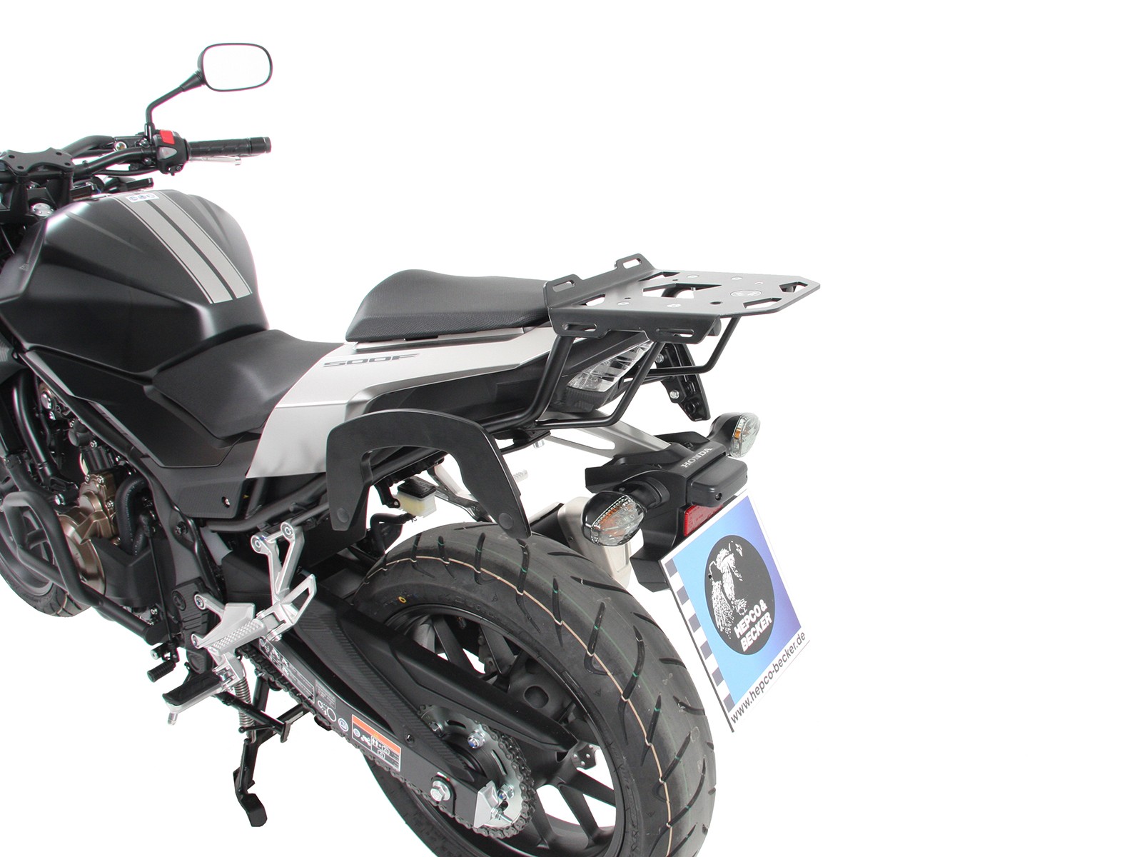 C-Bow side carrier anthracite for Honda CB 500 F (16-18) Hepco & Becker