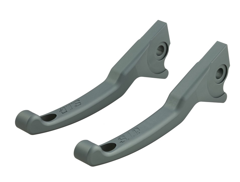 Sport lever set brake Shorty for Vespa, right and left, gray matt
