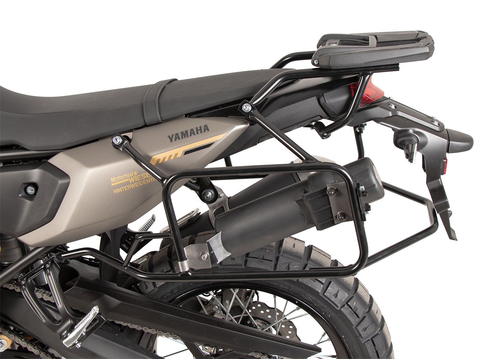 Side case carrier fixed black for Yamaha Ténéré 700 (25-) Hepco & Becker