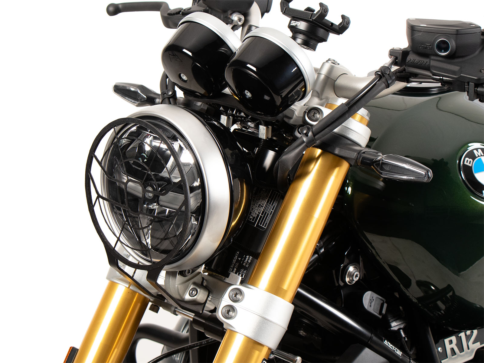 Lamp guard grille for BMW R 12 Nine T (24-) Hepco & Becker