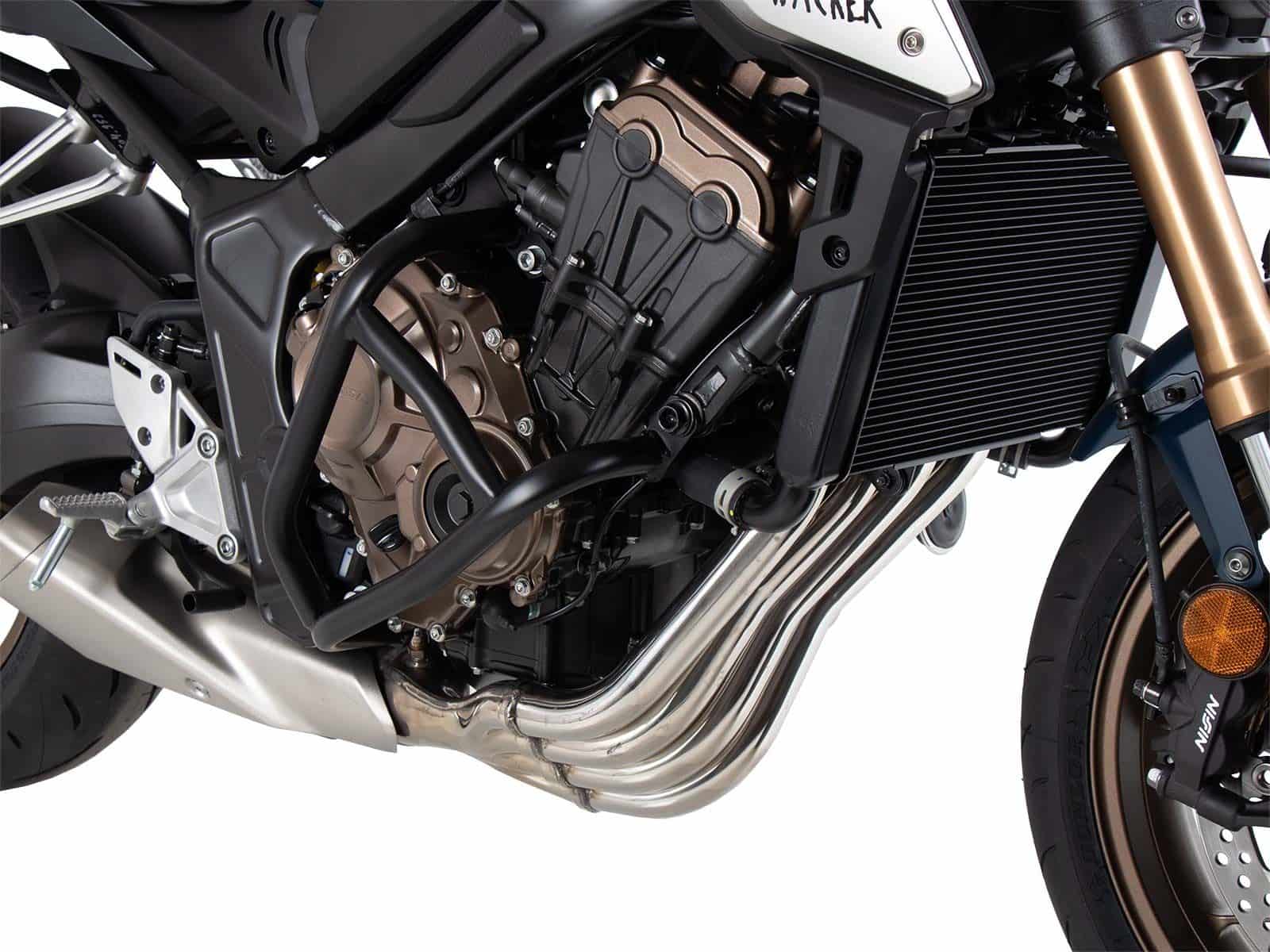 Engine guard "Solid" black for Honda CB 650 R (19-20) Hepco & Becker