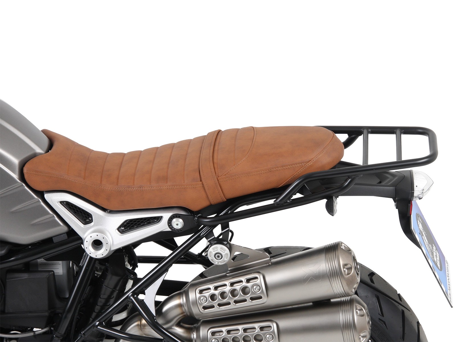 Tubular luggage rack black for BMW R nineT (14-16) Hepco & Becker