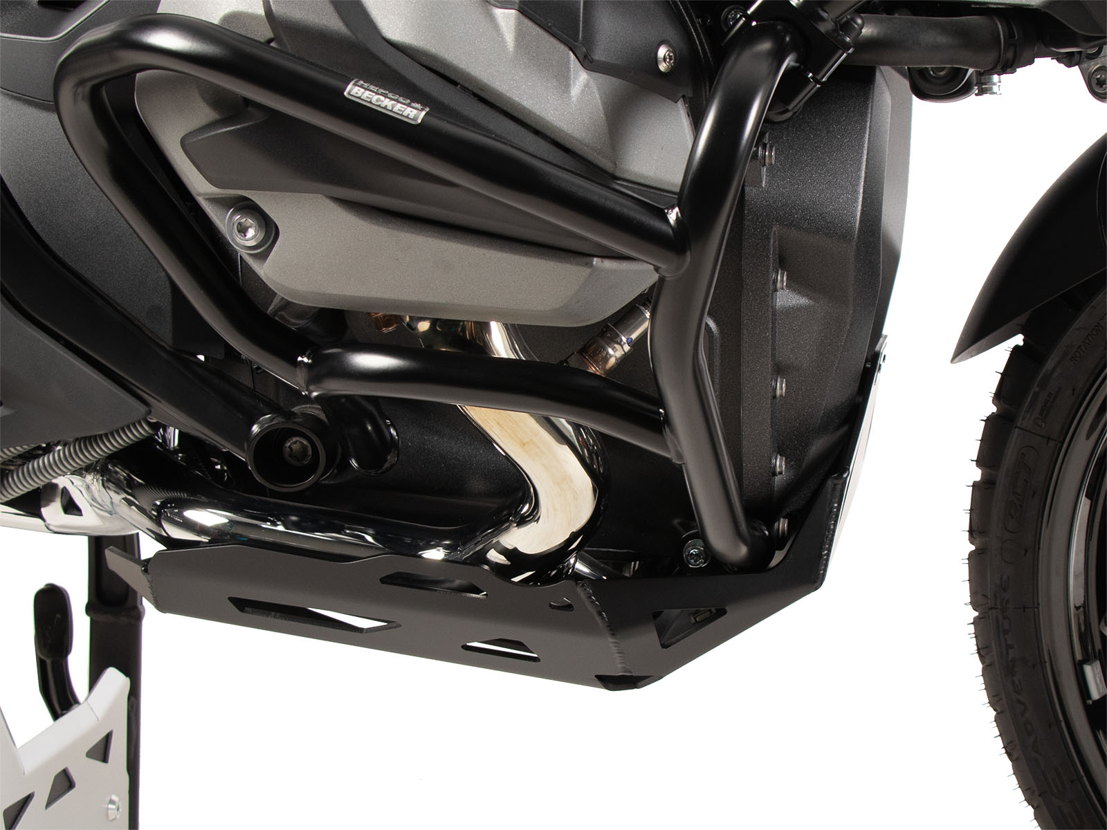 Engine protection plate black for BMW R 1300 GS (23-) Hepco & Becker