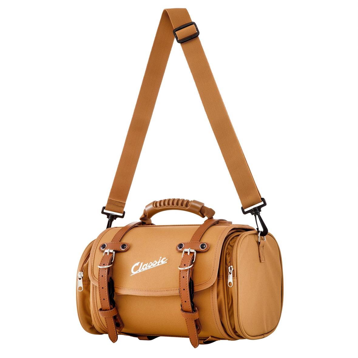 Bag "Classic" small for Vespa - brown, nylon
