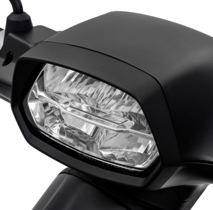 Lamp ring for Vespa Sprint 50-150cc ('18-), black matt