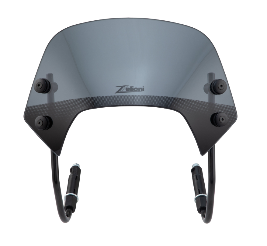 Flyscreen ZELIONI Racing for Vespa Sprint 50-150cc 2T/4T, black tinted