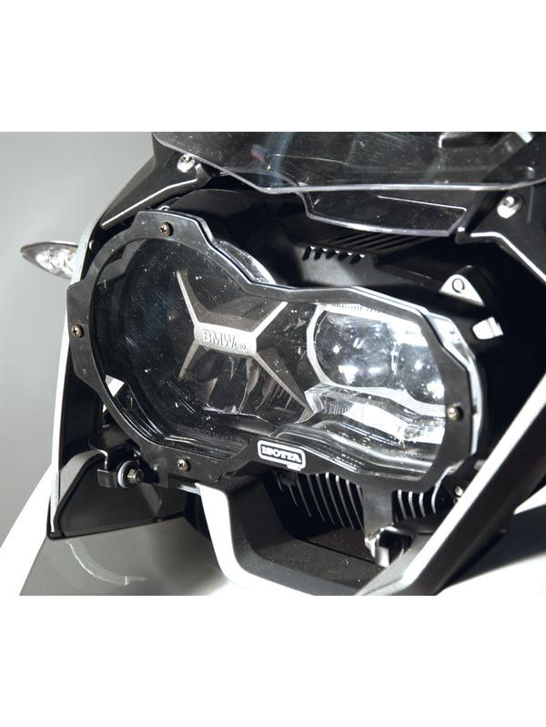Folding headlight guard for BMW R 1200 GS LC (13-16), PMMA