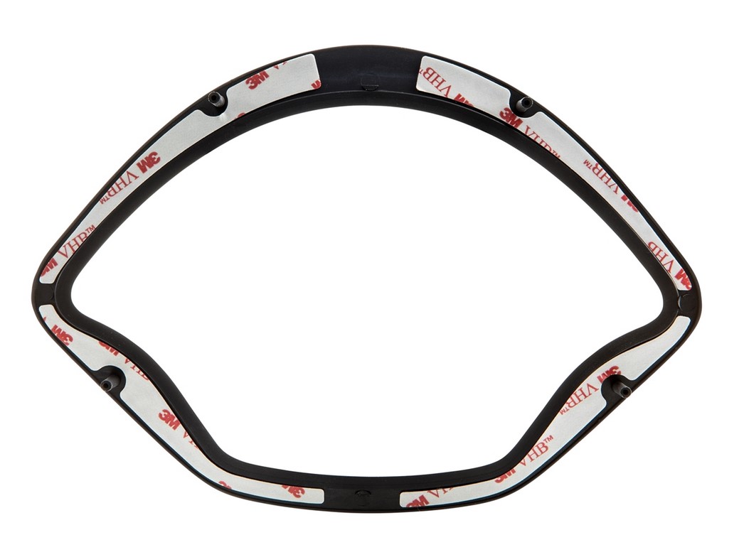 Decorative ring speedometer for Vespa GTS/GTS Super 125-300cc ('14-), black matt