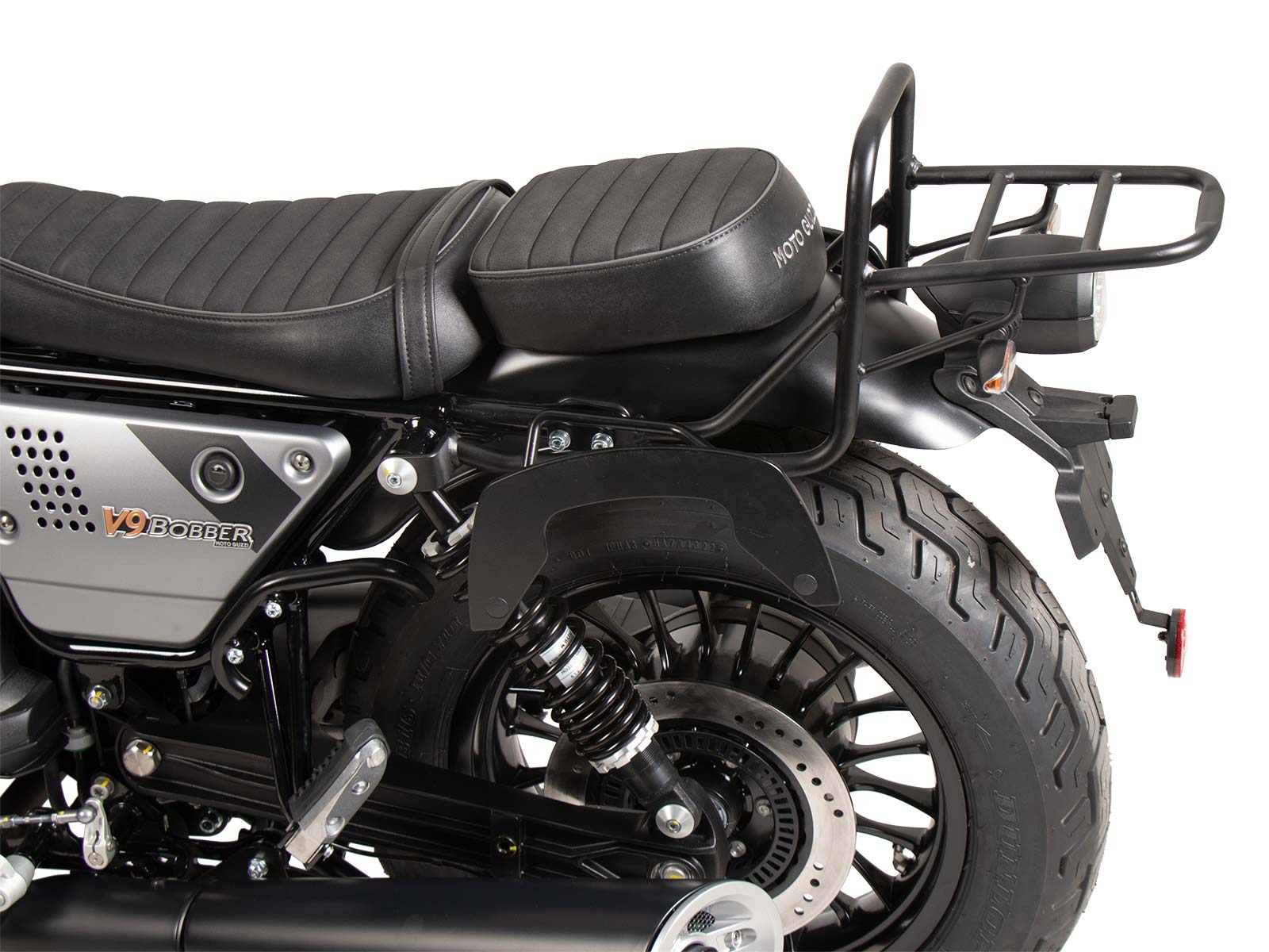 C-Bow side carrier black for Moto Guzzi V9 Bobber/Special Edition (21-) Hepco & Becker