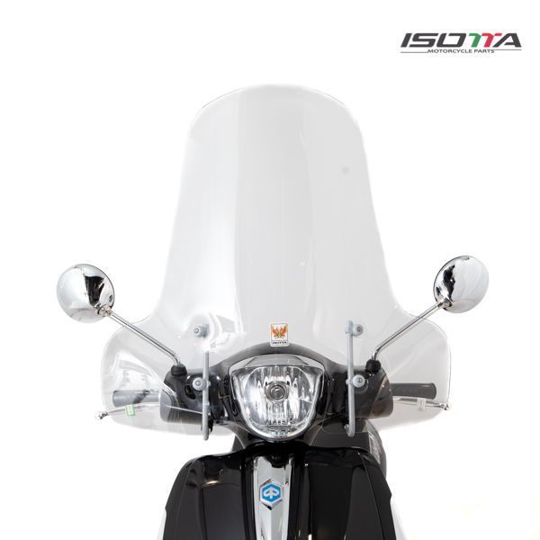 Medium-high windshield clear for Piaggio Liberty (16-)