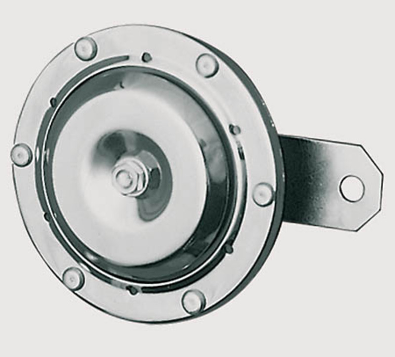 HIGHSIDER smart horn chrome 12 V, 100 mm