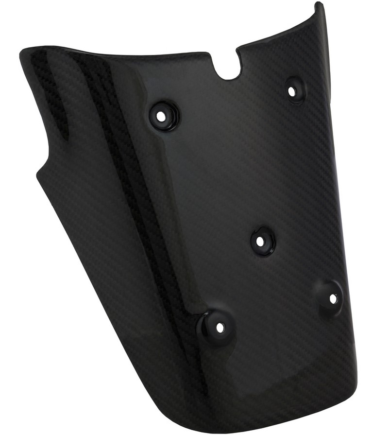 Rear license plate holder for Vespa GTS/GTS Super/GTV 125-300cc (-'13), Carbon