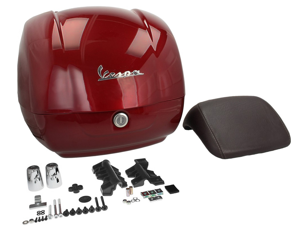 Original top case for Vespa GTS - red must / vignola 880/A