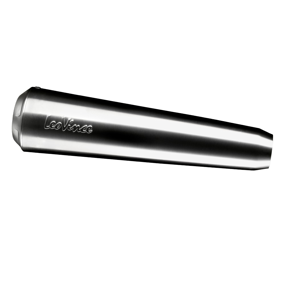 LeoVince exhaust system Classic Racer, stainless steel, Euro 4 for Triumph Street Twin (Bj.16-18)