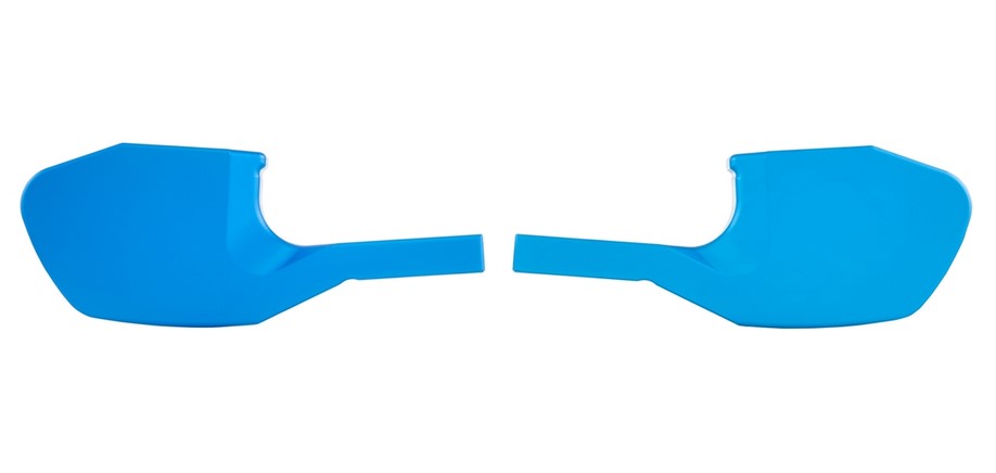 Footrest adapter pillion for Vespa GTS/GTS Super/GTV/GT 60/GT/GT L 125-300ccm, blue matt