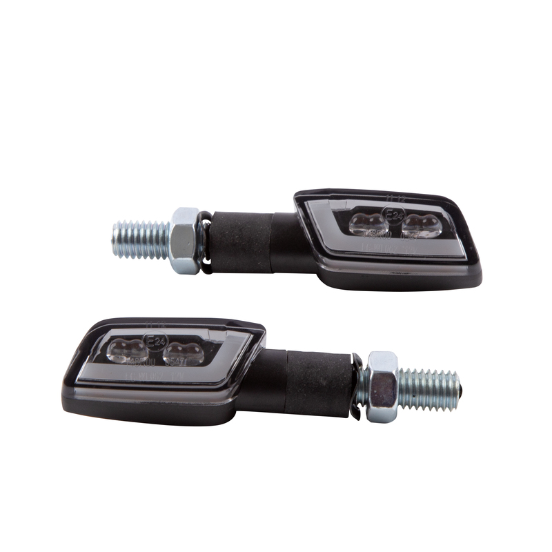 HIGHSIDER pro Formula-TS LED rear light, brake light, blinker black 3in1, E-approved (pair)