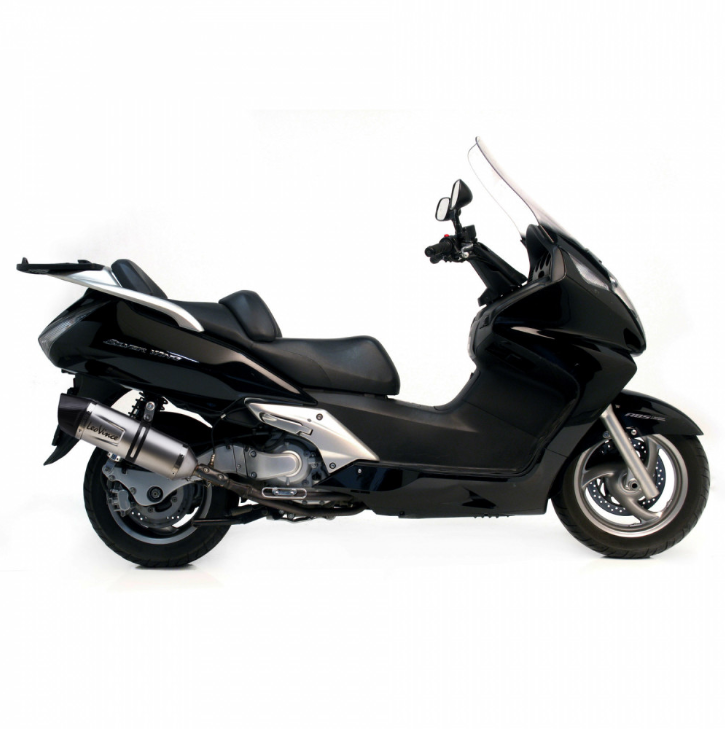 LeoVince exhaust system SBK LV One Evo 2, stainless steel, slip on for Honda
