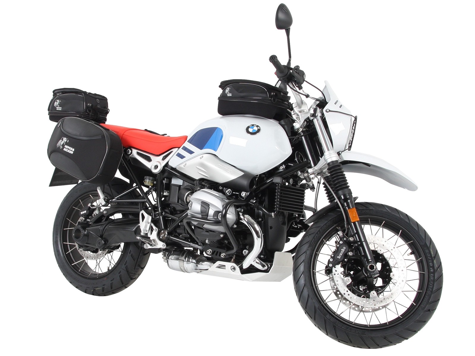 C-Bow side carrier black for BMW R nineT Urban G/S (17-23) Hepco & Becker