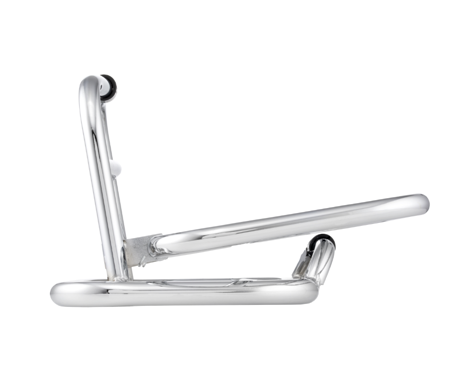 Rear luggage rack for Vespa 946 3V i.e. 125cc, foldable, chrome