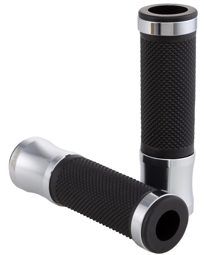 Grips ZELIONI for Vespa GTS/GTS Super/GT/GT L 125-300cc, chrome