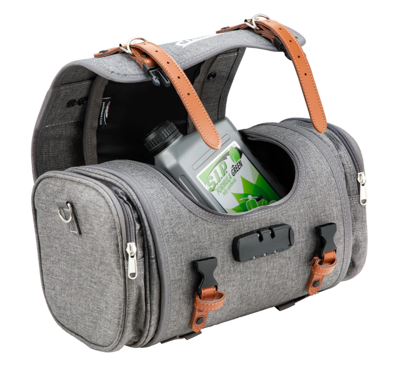 Bag "Classic" small for Vespa, nylon, gray