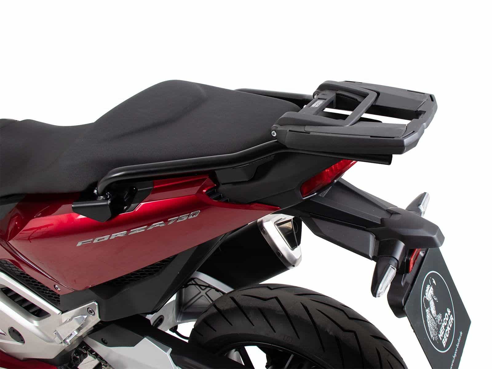 Easyrack top case carrier black for Honda NSS 750 Forza (21-) Hepco & Becker